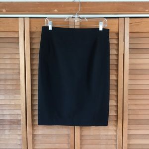 Loft black pencil skirt